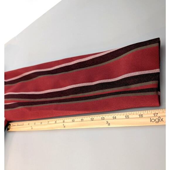 Mural Blazer Jacket Womens XXL Red Striped Suit Jacket Academia Office Workwear - Picture 15 of 15